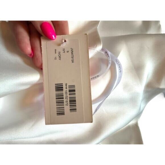 NWT - JVN by JOVANI Ivory Dress - Size 10 - Picture 10 of 16